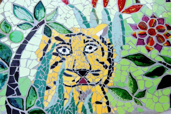 Mosaikbänke für den Nordpark - Kunst im öffentlichen Raum 